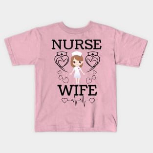 Certified Nurses Day Nurse Life with wife Kids T-Shirt